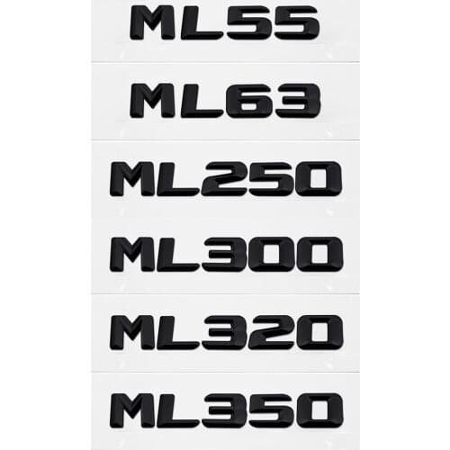 For Mercedes Benz ML55 ML63 ML250 ML300 ML320 ML350 ML400 ML430 ML450 ML500 ML550 Truck Decal Auto Badge for Mercedes W163 W166