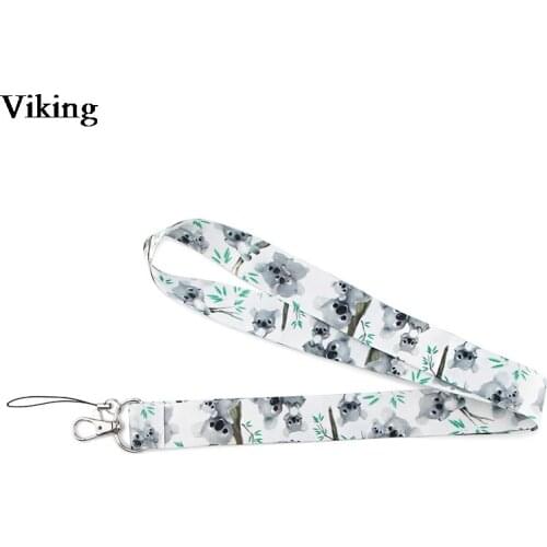 Cartoon Kola Print Lanyard for Keys Whitsle Camera Cool ID Badge Holder Phone Neck Strap Hang Rope Fashion Accessory G0906