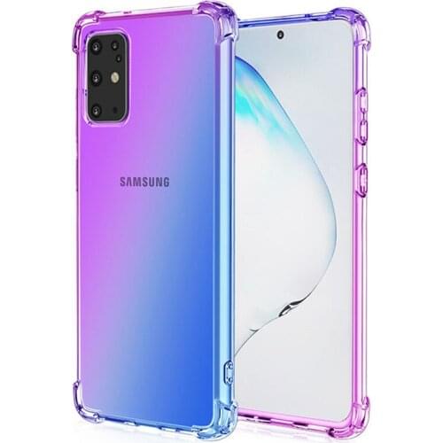 Gradient Color TPU Cover Phone Case For Samsung Galaxy S7 Edge A6 A8 J4 J6 Plus J8 A7 A9 2018 J2 J5 J7 Prime A10E A20E Coque