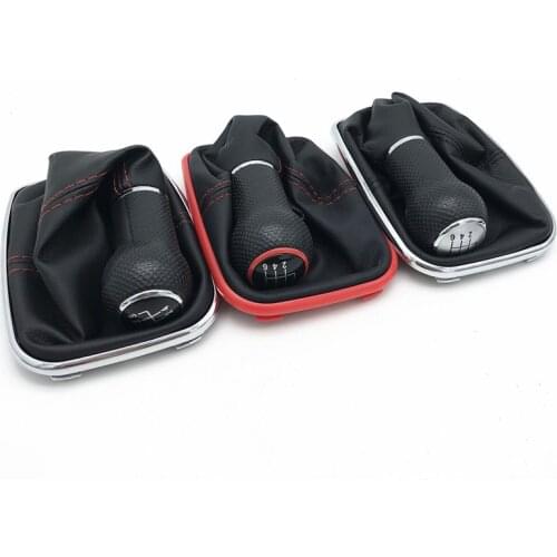 12mm 5/6 Speed Car Gear Shift Knob Lever Shifter Gaitor Boot Case For Volkswagen VW 1999-2004 Golf 4 IV MK4 GTI R32 Bora Jetta