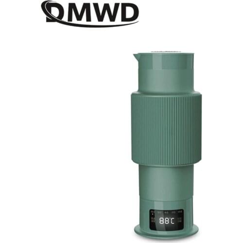 DMWD Household Electric Kettle Telescopic Water Heater Portable Boiler Folding Heating Cup Food Grade Silicone Travel 100-240V