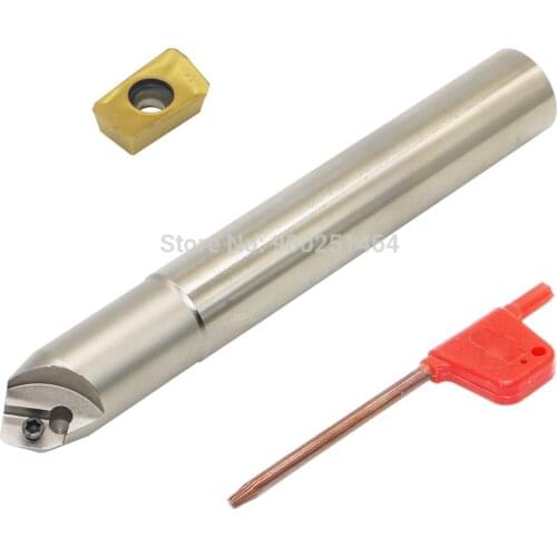 SSK 300R C16-16-120 with One APMT1135 Cemented Carbide Blade, 45 Degree CNC Chamfering Cutter,Chamfer Drill Tool Holder Drill Ba