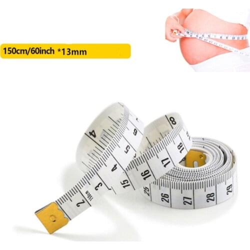 Hot 1.5M Sewing Measuring Tape Body Measuring Ruler Sewing Tailor Tape Measure Mini Soft Flat Centimeter Ruler Meter Tool