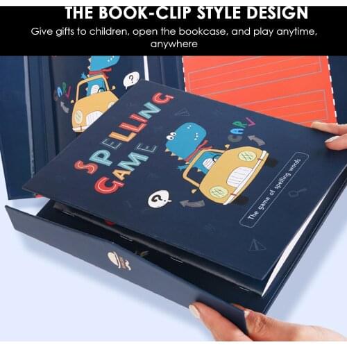 Magnetic Intelligence Jigsaw Puzzle Wooden Tangram Puzzle Book Portable Kids Toy Educational Toys for Children wooden baby toys