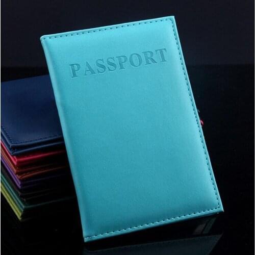Multi-function PU Travel Passport Card Case Sheath America ID Card Bag Documents Protective Covers Credit Card Holder