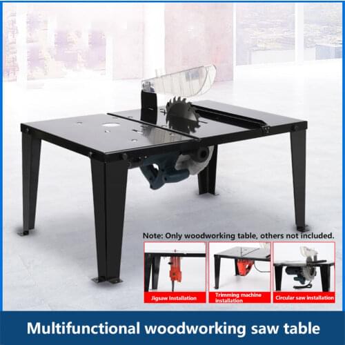 T-P03 New Multifunctional Woodworking Workbench High-quality Stainless Steel Work Table Household Portable Woodworking Saw Table