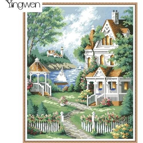 Dream House Landscape Diamond Painting Kits For Adults Villa 5D DIY Full Diamond Embroidery Art Home Wall Decor Cross Stitch NEW