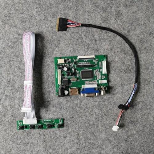 Notebook pc 1366*768 VGA AV Fit LTN156AT02-A02/A04/D01/D04/D09 matrix LVDS 40 Pin Kit 60Hz LED LCD monitor controller board