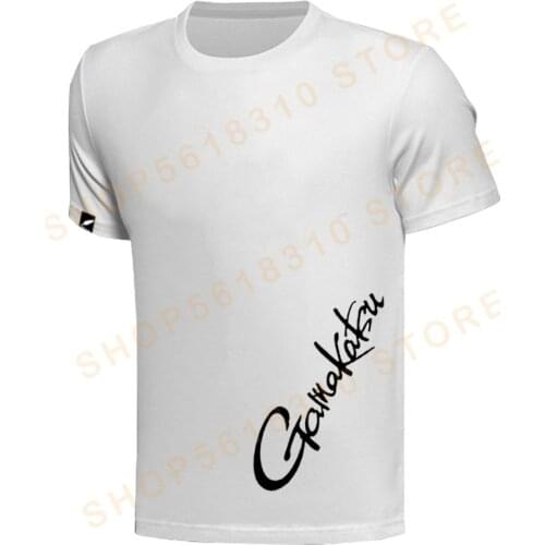 2020 New Summer Outdoor Gamakatsu T Shirt Fishing Clothes Men Short Sleeve Quick-Dry Breathable Shirt Plus Size Fishing Jersey