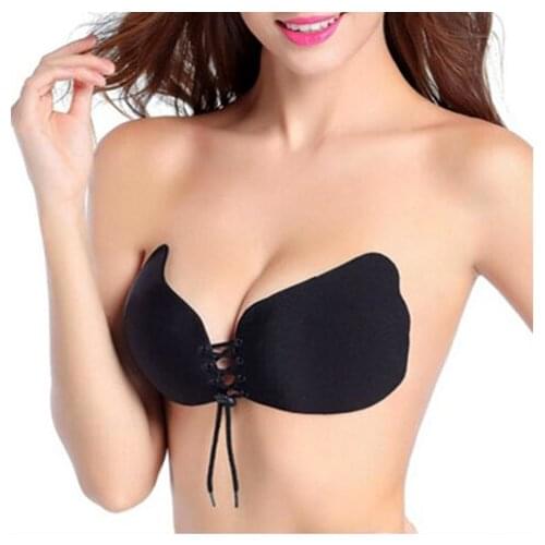 Silicone Bra Women Invisible Push Up Sexy Strapless Bra Stealth Adhesive Backless Breast For Women Lady Nipple Cover Bra