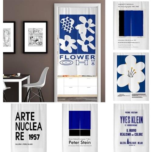 Nordic Door Curtain For living Room Bedroom Blackout Curtain kitchen Linen Fabric for Curtains Home Decoration Half Curtain