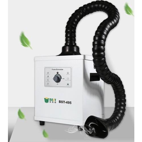 Welding Solder Fume Purification Equipment Mobile Indoor Air Activated Carbon Filter Smoke Purifier BST-495