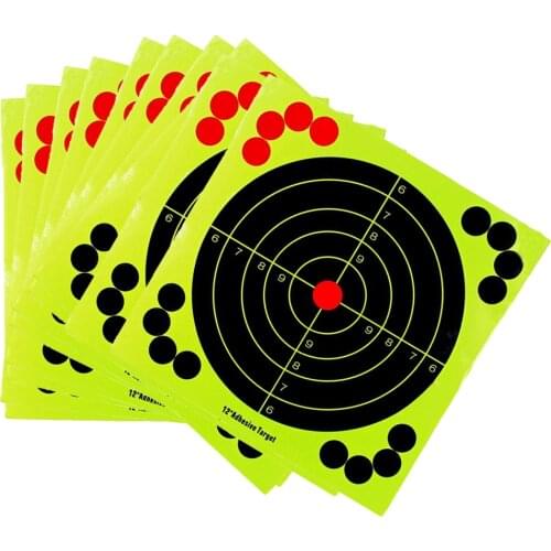10Pack Splatter Reactive Self Adhesive Shooting Targets Gun Rifle Pistol