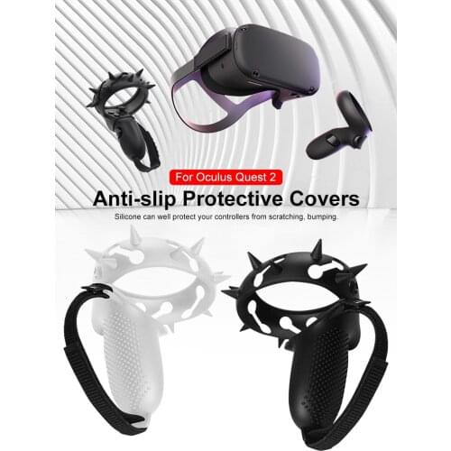 Touch Controller Grip Cover Protector For Oculus Quest 2 Anti-Throw Handle Protective Sleeve Silicone VR Protective Cover 2021