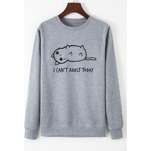 Women Hoodies Sweatshirts Tops Female Casual Pullovers Funny Animal Print Sweatshirt Spring Autumn Hoodie Pullover Clothes Top