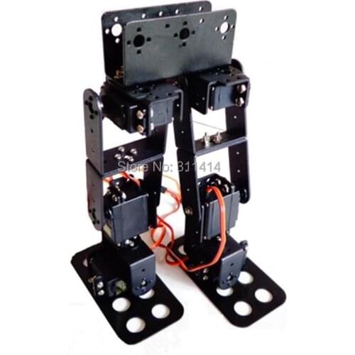 1set 6 DOF Biped Walking Humanoid Robot Servo Bracket Mechanical Arm For Robot Arduino DIY