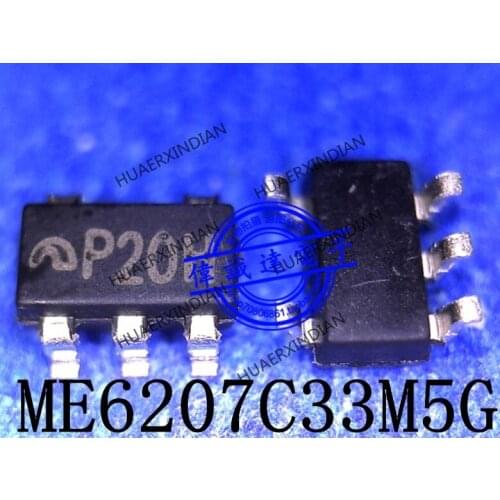 1Pieces new Original ME6207C33M5G type P20H P2RC P2 SOT23-5 3.3V 500MA In stock real picture