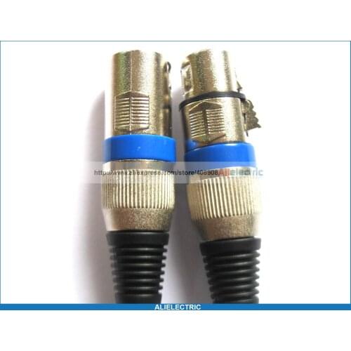 10 Set 3 Pin XLR Audio Cable Connector Mic Plug Jack S