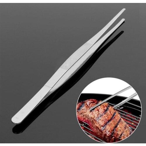 14Pcs/Set Stainless Steel Multifunction Tweezers Kitchen Accessories BBQ Grill Food Tongs Cooking Clip Buffet Restaurant Tool