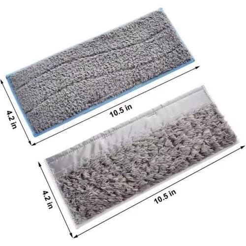 3x Wet & 3x Dry Washable Mopping Pads Replacement Fit For IRobot Braava Jet M6, 6pcs Washable Wet Mopping Pads Replacement