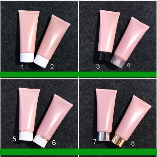 300pcs empty 100ml lotion plastic soft tube for cosmetic skin care cream packaging,100g squeeze container bottles with screw cap