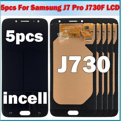 5 pieces/lot For Samsung Galaxy J7 2017 Display J730F Screen J7 Pro Lcd For Samsung J730 Lcd Touch Screen Assembly