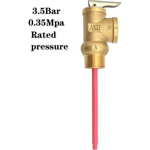 3.5bar Safety Valve WYA-20 TP-Valve 0.35Mpa 194F 90℃ AKE Temperature and Pressure Relief Valve Pressure Reducing Valve Relief