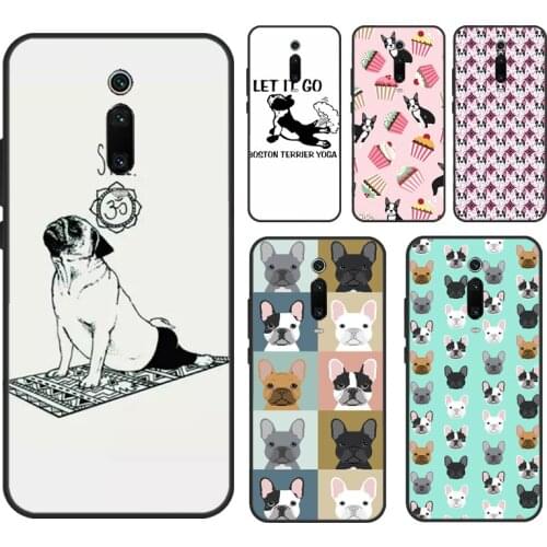 Funny Boston Terrier Dog For POCO F3 F1 F2 M3 X3 Pro Phone Case For Xiaomi Mi 11 Ultra Mi Note 10 Lite 9T 10T Pro