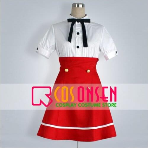 COSPLAYONSEN Mayoi Neko Overrun! Umenomori Academy Uniform Cosplay Costume All Size Custom Made