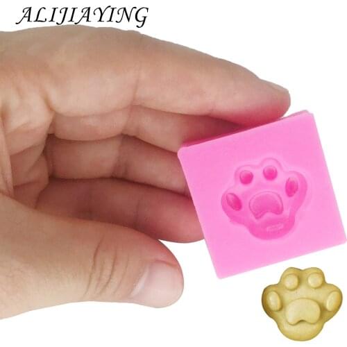 DIY Bear/Dog paw Fondant Sugarcraft Silicone Mould Cake Decoration Tools Baking chocolate Polymer Clay Resin Mold D1407