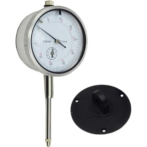 0-30mm/0.01mm Dial Indicator Gauge Meter with Lug Back Precise Measure Instrument Dial Gauge Micrometer Tool