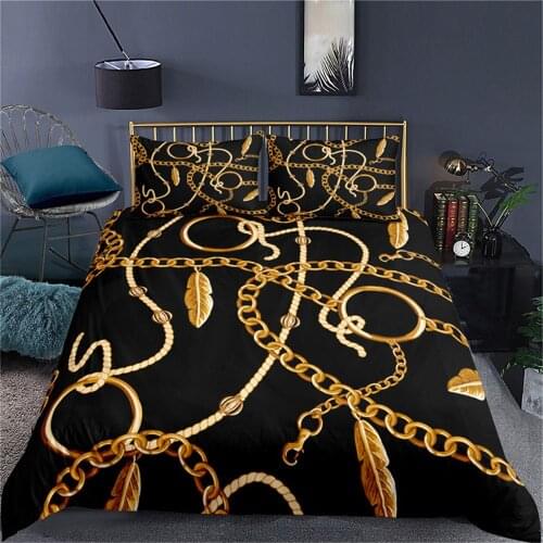 Bedding Set Luxury Home Decor Bed Sets Duvet Cover 2/3 Piece With Pillowcase Single Double Full Queen Size