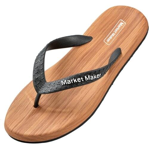 Summer Simple And Durable Mens Flip Flop Home Clip Drag Fashion Fisherman Antiskid Outdoor Beach Sandal House Slippers