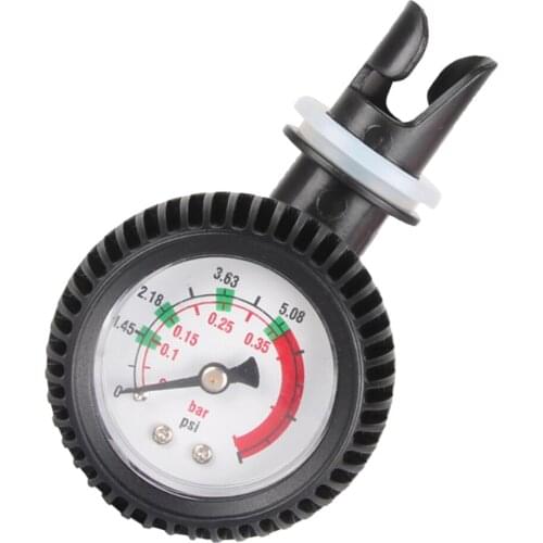 Air Pressure Gauge 0-5.08 PSI & Deck Rigging for Inflatable Kayak Inflatable Boat Pressure Check Air Tester