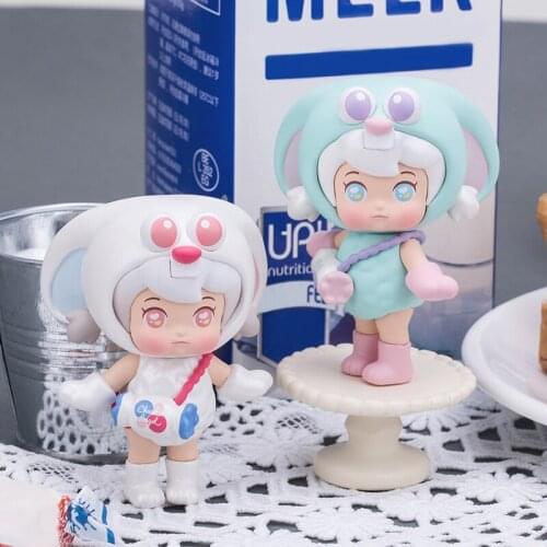 Cute gift authentic angel with cute dessert little monster series blind box popular toy car decoration