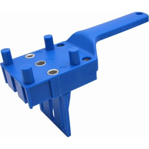 Drill Guide Hole Puncher Opener Saw Easy To Carry Clear Calibration Straight Woodworking Kit Positioner Hand Tool Wood Locator