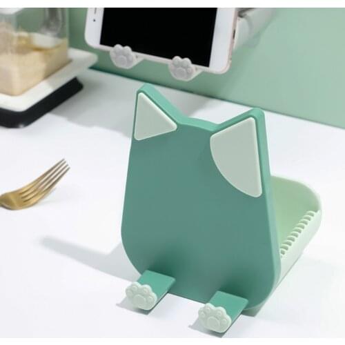 94PF Wall Mounted Pot Lid Stand with Mobile Phone Holder Bracket Self Adhesive Pan Cover Rack Shelf Kitchen Tools Organizer