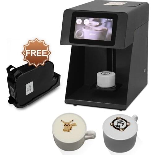 New Automatic Coffee Printer Selfie Coffee Printer 3D Printing Machine For Coffee Beer Juice Cake Latte (With camera)