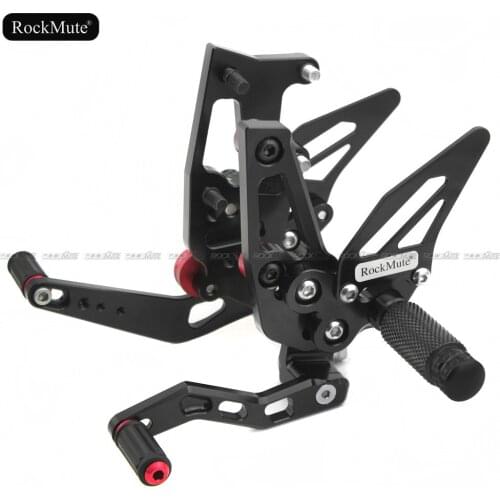 Motorcycle Rearsets For Triumph Speed Triple 1050/R 2011-2014 Adjustable Footrest Shift Lever Brake Pedal Foot Pegs Rear Set