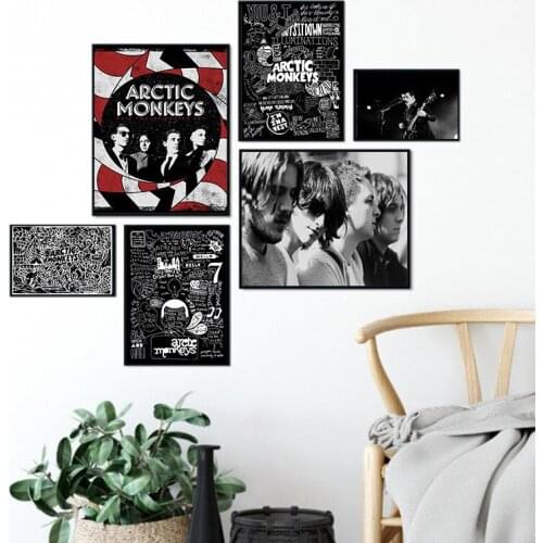 Arctic Monkeys Band Music Canvas Painting Posters And Prints Pictures On The Wall Abstract Decorative Home Decor