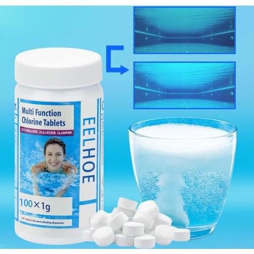 Pool Cleaning Effervescent Chlorine Tablet Home Use Cleaning Swimming Pool Effervescent Tablets Sanitizing Tablets