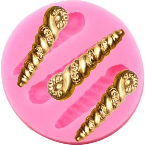 Unicorn Horn Silicone Molds Baby Birthday Cupcake Topper Fondant Cake Decorating Tools Jewelry Resin Clay Candy Chocolate Mould