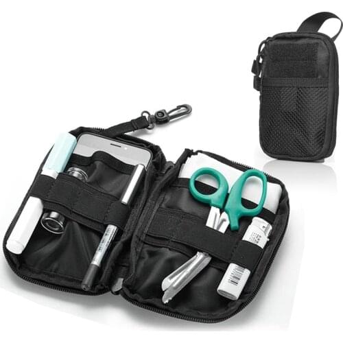 Tactical Molle EMT IFAK Pouch Medical First Aid Kit Hunting Rifle Ammo Pouch Quick-access Waist Belt Bag Utility EDC Pouch