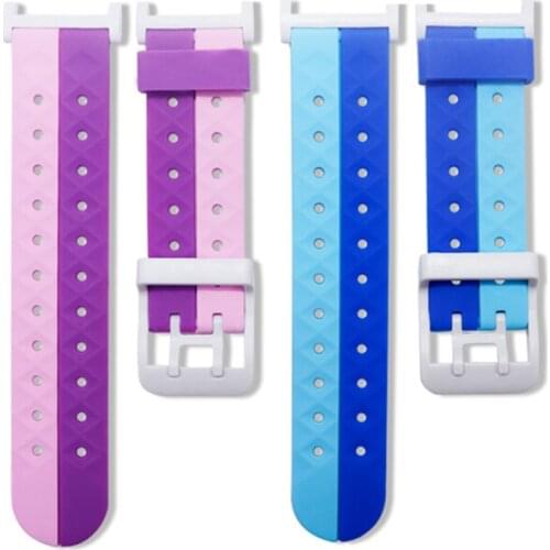 20mm Universal Silicone Buckle Waterproof Sport smart Watch Band Bracelet Wristband Pulsera For Children xiaotiancai Y02 / Y01S