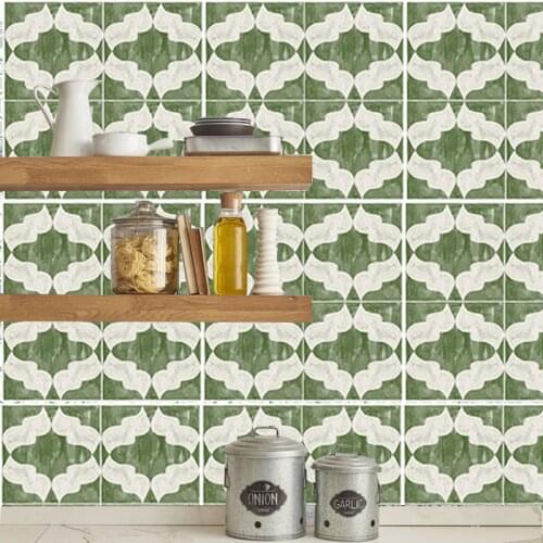 Balck White Grey Vinyl Stickers Self Adhesive Wallpaper Stick Square Wall Tiles for Furniture Kitchen and Bathroom Backsplash