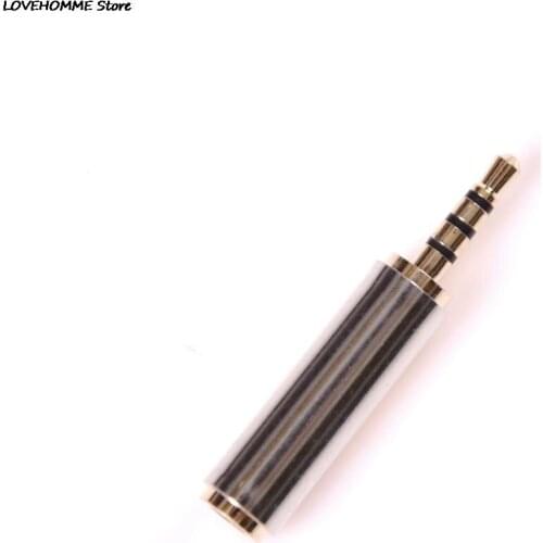 ZLinKJ 1PCS Gold 2.5 mm Male to 3.5 mm Female Plug Converter Headphone jack audio Stereo Adapter Wholesale