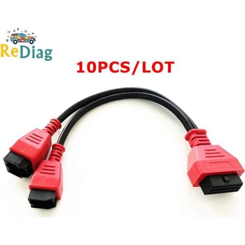 10PCS/LOT For Chrysler 12+8 Adapter Connector Cable Adapter for Autel MaxiSys Universal Programming Cable