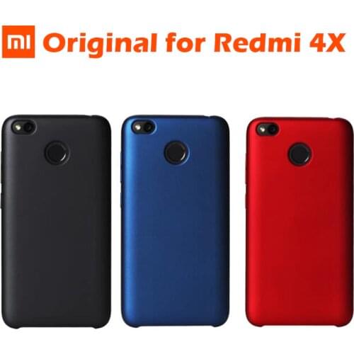 100% Original Xiaomi Redmi 4X Velvet Case for Xiaomi Redmi 4X 4 X material Hard Plastic + Fiber + Velvet (inner) Cover Protector