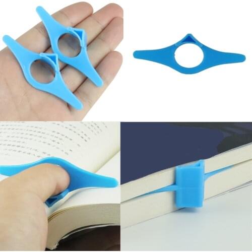 5pcs Multifunction Plastic Thumb Book Page Holder Convenient Book Marker ABS Bookmark