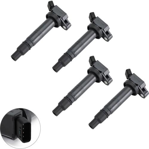 Areyourshop 4PCS Ignition Coils For Scion Matrix Rav4 Tacoma Camry Corolla HIGHLANDER 90919-02260 Car-Styling Auto Parts